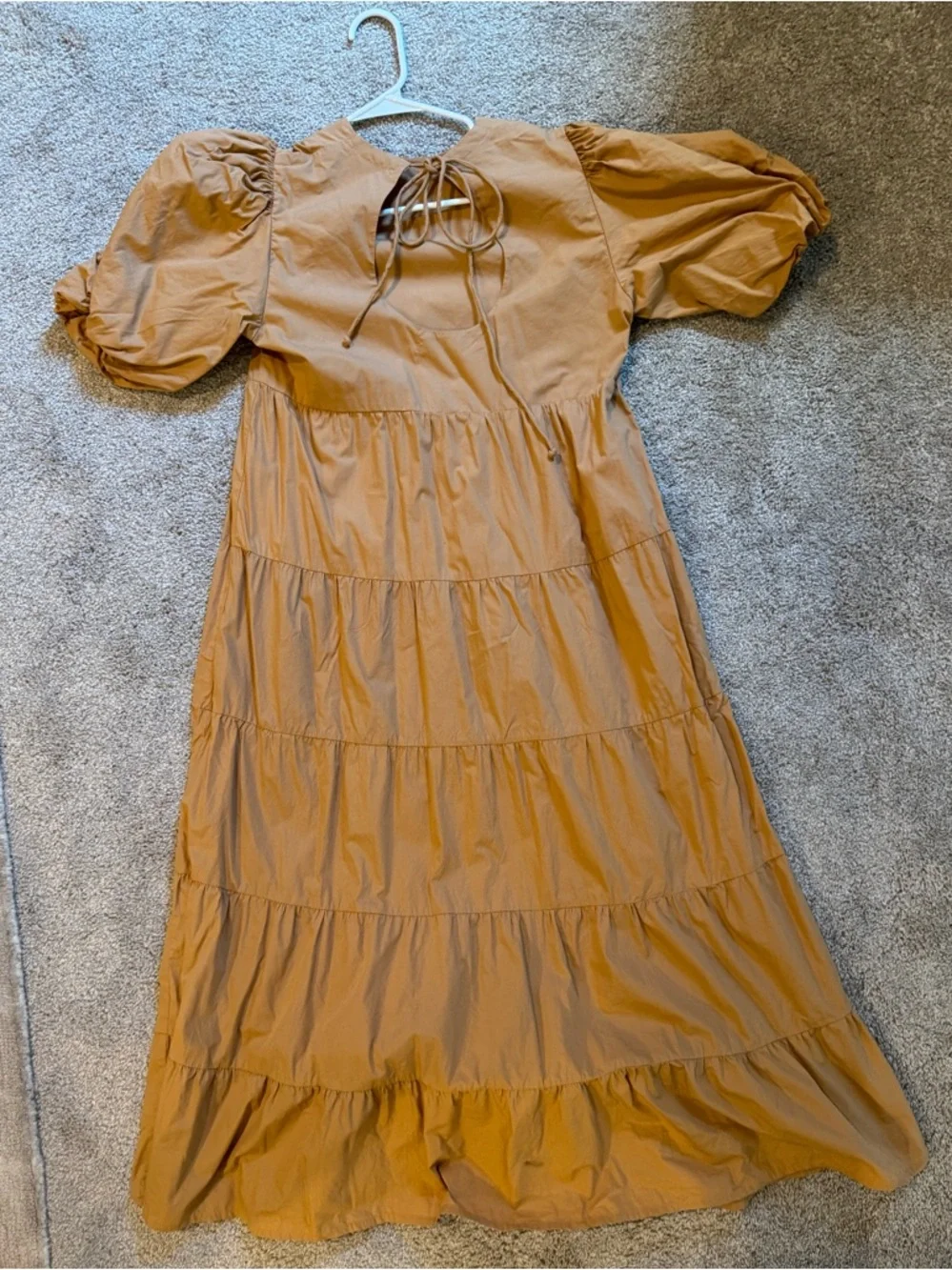 Faithfull the Brand Maxi Dress with Puff Sleeves - Picture 2 of 4